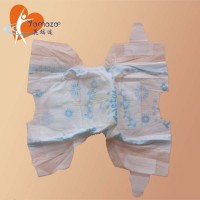 Baby cloth nappies soft cotton magic tape baby diaper from china