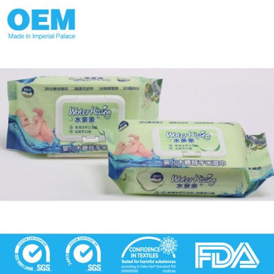 Chlorine-free naturally derived baby wipes