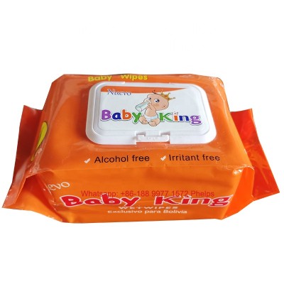 Ultra soft push clean wet wipes for baby. toallas humedas